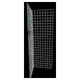 White Metal Trellis for Flowers, Vegetables and More
