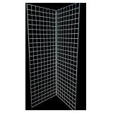 White Metal Trellis for Flowers, Vegetables and More