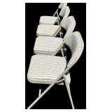 Four Folding Chairs by Samsonite