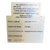 Holland House Cherry Three Drawer Nightstand