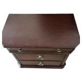 Holland House Cherry Three Drawer Nightstand