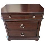 Holland House Cherry Three Drawer Nightstand