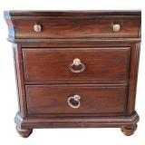 Holland House Cherry Three Drawer Nightstand