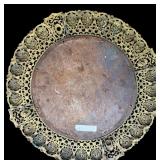 Gorgeous Vintage Mirror and Brass Frame by Jacobson, Suzanna