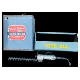 Vintage Black & Decker Tool Kit, Vintage Metal Tool Box Tote-All and Craftsman Electric Hedge Trimmer