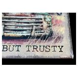 Vintage and New Tin Garage Signs / Not an Exit, Do Not Spray and More