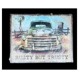 Vintage and New Tin Garage Signs / Not an Exit, Do Not Spray and More