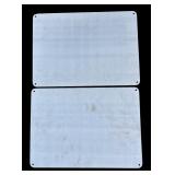 Vintage and New Tin Garage Signs / Not an Exit, Do Not Spray and More