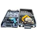 Electric Tools including DeWalt Circular Saw and Freud Inc Drill
