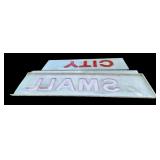 Huge Three Storefront Signs / Small, Engine and City