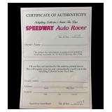 Speedway Auto Racer by Schylling and Large Lot of Sidewalk Chalk