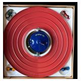 Speedway Auto Racer by Schylling and Large Lot of Sidewalk Chalk