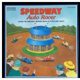 Speedway Auto Racer by Schylling and Large Lot of Sidewalk Chalk