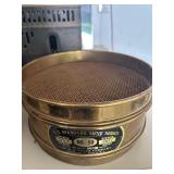 Vintage Treasures Including Camping Tin, Vintage Aluminum Mid Century Storage Tin, U.S. Standard Sieve No. 50, "Form-A-Germ" Disinfectant Tin and More!