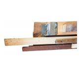 Large Stack of Project Wood and Decorative Wood Pieces