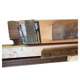 Large Stack of Project Wood and Decorative Wood Pieces