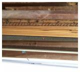 Large Stack of Project Wood and Decorative Wood Pieces