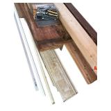 Large Stack of Project Wood and Decorative Wood Pieces