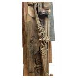 Large Stack of Project Wood and Decorative Wood Pieces