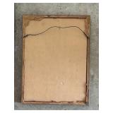 Vintage Tin Advertising Calendar and Framed 