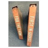 Vintage Metal Advertising Signs 