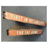 Vintage Metal Advertising Signs 