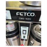 Fetco CBS-52H-15 C52046 Stainless Steel Twin Automatic Coffee Brewer