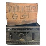 Vintage Treasures Including Camping Tin, Vintage Aluminum Mid Century Storage Tin, U.S. Standard Sieve No. 50, "Form-A-Germ" Disinfectant Tin and More!