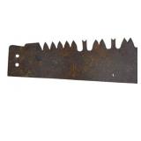 Large Vintage Crosscut Saw and Crosscut Blade
