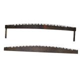 Large Vintage Crosscut Saw and Crosscut Blade
