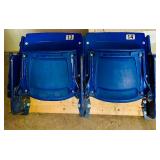 Hubert H. Humphrey Metrodome Authentic #13 and #14 Stadium Seats