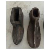 Vintage Cast Iron sad Irons / Doorknob Backplates and Cobblers Shoe Lasts
