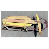 Vintage Wood and Metal Runner Racer Sled