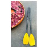 LL Bean Snow / Water Tube with Oars and Carrying Case - Not Shown