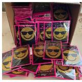 Extra Large Lot of Crystal Heiress Glitter Smile Emoji Decals / Stickers