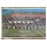Vintage Minnesota Vikings 1979 Cardboard Poster