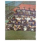 Vintage Minnesota Vikings 1979 Cardboard Poster