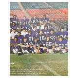 Vintage Minnesota Vikings 1979 Cardboard Poster