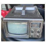 Vintage Bentley Deluxe Portable 5" Screen Black & White Television Battery Power