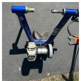 Bicycle Accessories including Trek CycleOps Indoor Bike Trainer, Tire Pump, Bike Pedals, Reflective Yield Sign and Bike Fanny Pack