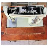 Vintage Sears Kenmore Sewing Machine and Table