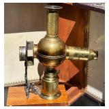 Vintage Jean Schoenner Magic Lantern, with Brass Spherical Body, Lens and Original Box