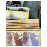 Vintage Stereoscope Viewer with Original Box and Many Viewing Cards