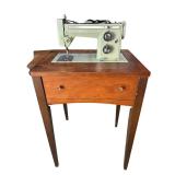 Vintage Sears Kenmore Sewing Machine and Table