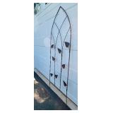 6 Foot Metal Leaf Design Trellis