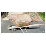 Vintage Metal Wheelbarrow