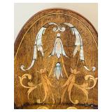 Antique Victorian Corner Chair / Antique Corner Chair with Mother of Pearl Inlay