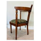 Antique Victorian Corner Chair / Antique Corner Chair with Mother of Pearl Inlay