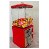 Vintage 10 Cent Gum Ball Machine with Key