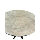Antique Victorian Marble Top Parlor Table